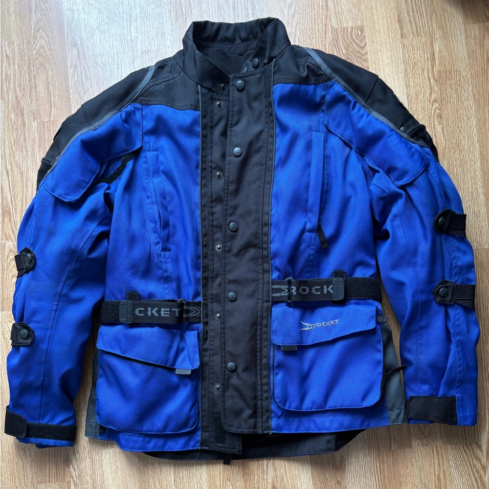 Joe rocket moto jacket baliistic series padded with detachable liner size L